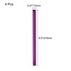 Unique Bargains Smooth Large Cocktail Juice Reusable Metal Straws 4 Pcs - 2 of 3