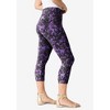 Roaman's Women's Plus Size Essential Stretch Capri Legging - 4 of 4