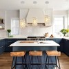 POWLIG 1 - Light Modern Luxury Round Chrome Crystal Pendant Light - 3 of 4