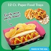 Big Dot of Happiness Witch Party Paper Food Trays, Disposable Food Boats Double-Sided Meal Holders for Nachos, Hot Dogs, French Fries - 12 Ct - 2 of 4