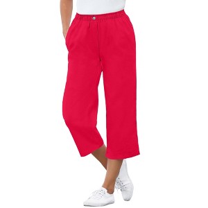 Woman Within Plus Size 7-Day Denim Capri - 1 of 4