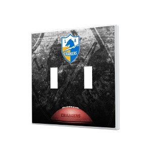 NFL AFC Historic Teams Legendary Hidden-Screw Light Switch Plate for Double Toggle - 1 of 4