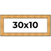 PosterPalooza | Panoramic Embellished Gold Picture Frame - UV Acrylic, Foam Board Backing, Hanging Hardware - 2 of 4