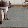 10x13 Large Machine Washable Area Rugs for Living Room Low Pile Thin Rugs for Bedroom Non Shedding Soft Rug Abstract Textured Indoor Floor Carpet - 3 of 4