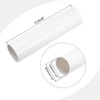 Unique Bargains Water Plumb DIY Crafts High Impact Rigid Round Pipes 8" Length ID 1.81" OD 1.97" White - 2 of 4