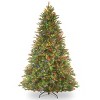 7.5' Prelit LED Slim Feel Real Tiffany Fir Artificial Christmas Tree Dual Color Lights - National Tree Company - 2 of 4