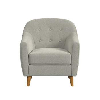 Button Tufted Accent Chair - HomePop