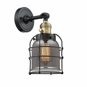 Bell Cage - 1 Light Wall Sconce In Traditional Style-12 Inches Tall and 6 Inches Wide - 1 of 1