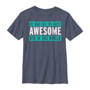 Boy's Lost Gods Father's Day Most Awesome Kid T-Shirt - 1 of 2