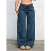 Mocamel Fashion Forward Women's High Waist Wide Leg Denim Jeans - 4 of 4