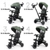 Kinder King 8 in 1 Kids Baby Stroller Tricycle Folding Toddler Trike w/Adjustable Push Handle - 4 of 4