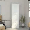 NicBex Armoire Wardrobe Closet Storage Cabinet with Double Doors for Bedroom - 2 of 4