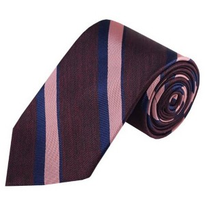 Men's Stripe 3.25 Inch Wide And 58 Inch Long Woven Neckties - 1 of 4