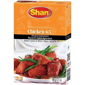 Shan - Chicken 65 Recipe and Seasoning Mix 2.1 oz (60g) - Spice Powder for Sweet and Sour Spicy Fried Chicken - 1 of 1