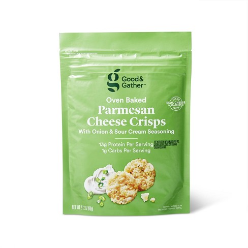 Parmesan Sour Cream and Onion Baked Cheese Crisp - 2.12oz - Good & Gather™ - image 1 of 3