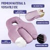 MaseiKar 2N1 BBL Pillow After Surgery for Sleeping + Back Support Pillow Set Convertible Face Down Pillow for Sleeping, Foam Face Down Butt Pillow - 3 of 4