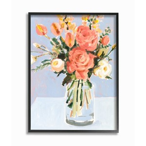 Stupell Industries Blushing Tulip and Rose Spring Floral Bouquet - 1 of 4