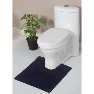 Home Weavers Luxury Collection 100% Cotton Tufted Bathroom Rug, Non-Slip Latex Bath Rug - 1 of 4