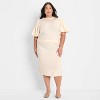 Women's Textured Midi Sweater Skirt - Future Collective - 3 of 3
