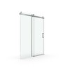 NicBex Shower Door Frameless Single Sliding Soft-closing Shower Doors, 1/4" (6mm) Thick Tempered Glass with Explosion-proof Coating - 4 of 4