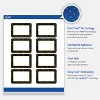 Avery Rectangle Labels, Black Border with Gold Pattern, 2" x 3" - 3 of 4
