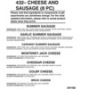 The Swiss Colony Sausage & Cheese Bars - Assorted Cheese and Summer Sausage Gift Box of 8 - 3 of 3