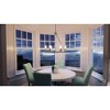 Urban Ambiance Luxury Luxe Industrial Chandelier,  27-1/2"H x 28"W,  Brushed Nickel Finish, UHP2242 - 2 of 4