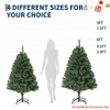 4.5Ft/6ft /7.5Ft/9 ft Artificial Christmas Tree, Realistic Premium Spruce Hinged Christmas Tree, Holiday Christmas Tree w/Metal Hinges - 3 of 4