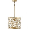 Capital Lighting Hala 1 - Light Pendant in  Bleached Natural Jute/Patinaed Brass - 3 of 4