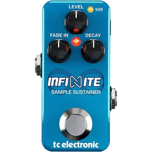 TC Electronic Infinite Sample Sustainer Mini Effects Pedal Blue - 1 of 3