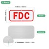 Unique Bargains Aluminum Outdoor "FDC" Fire Department Connection Metal Sign 2 Pcs - 2 of 4