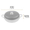 Petromax Camping Oven, Outdoor Baking over Fire Stovetop or Hotplate, Portable for Campsite and Backyard, Stainless Steel, 2.1 Qt - 3 of 4