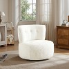 Art Leon Jacquard Flannel Fabric Modern Swivel Accent Side Chair - 2 of 4