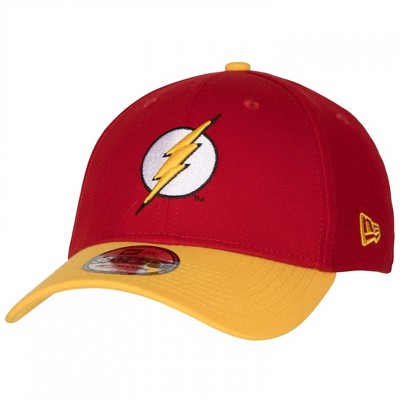 Mens Flash Red and Yellow Colorway New Era 39Thirty Fitted Hat