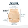 Tiny Twinkle 2-Pack Mess-Proof Apron Toddler Bib w/Tug-Proof Closure and BPA-Free - 4 of 4
