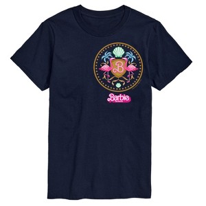 Men's - Barbie - Barbie Crest Full Color Short Sleeve Graphic T-Shirt - 1 of 4