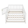 TUYOHW Montessori Floor Bed with Slat Support for Kids,Solid Pine Wood Bed Frame,Slatted Low Profile Bed with Doors,300lbs Capacity - 4 of 4