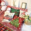 Christmas Throw Pillow Covers 18x18 Set of 4 Xmas Series Holiday Cushion Pillow Cover - 3 of 4