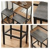 Barstool Set Of 2 Kitchen Stools Stools For Kitchen Island Breakfast Bar Stools Metal Bar Stools Bar Chairs Farmhouse Bar Stools Bar Height Stools - 4 of 4