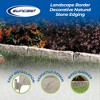 Suncast CPLBSE10TG Water Resistant Landscape Design Border Decorative Natural Rock Stone Edging for Garden, Lawn, and Landscape Edging in Light Taupe - 2 of 4