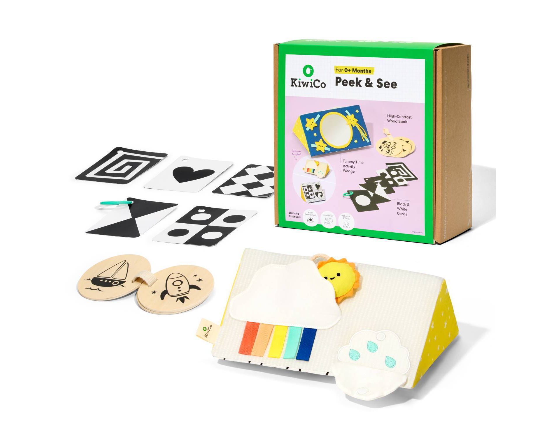 KiwiCo Activity Play Center 0+ - Peek & See 9pc