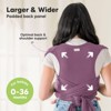KeaBabies D-Lite Baby Wrap Carrier, Adjustable Baby Carrier, Baby Sling, Newborn, Infant, Toddler 7-44lbs - 2 of 4