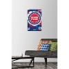 Trends International NBA Detroit Pistons - Maximalist Logo 23 Unframed Wall Poster Prints - 2 of 4