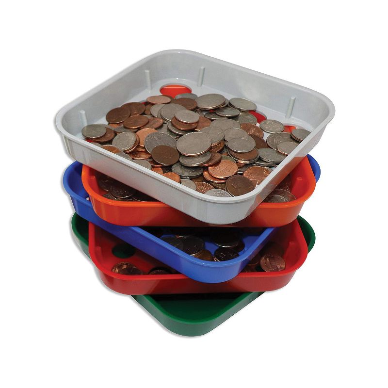 Nadex Coins™ Quick-Sort 5 Coin Sorting Trays with 110 Coin Wrappers, 1 of 7