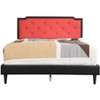 Passion Furniture Deb Tufted King Panel Bed - 2 of 4