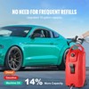 VEVOR 16 Gallon Fuel Caddy, 7.8 L/min, Portable Gas Storage Tank Container with Rubber Wheels, Gravity-flow Mode, Fuel Transfer Storage Tank - 3 of 4