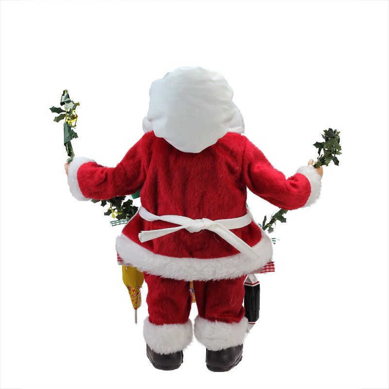 Northlight 12" Santa Claus Holding a Garland with Tootsie Candies Christmas Decoration, 4 of 6