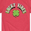 Boys' - Instant Message - St. Patrick's Day Lucky Vibes Short Sleeve Graphic T-Shirt - 2 of 4