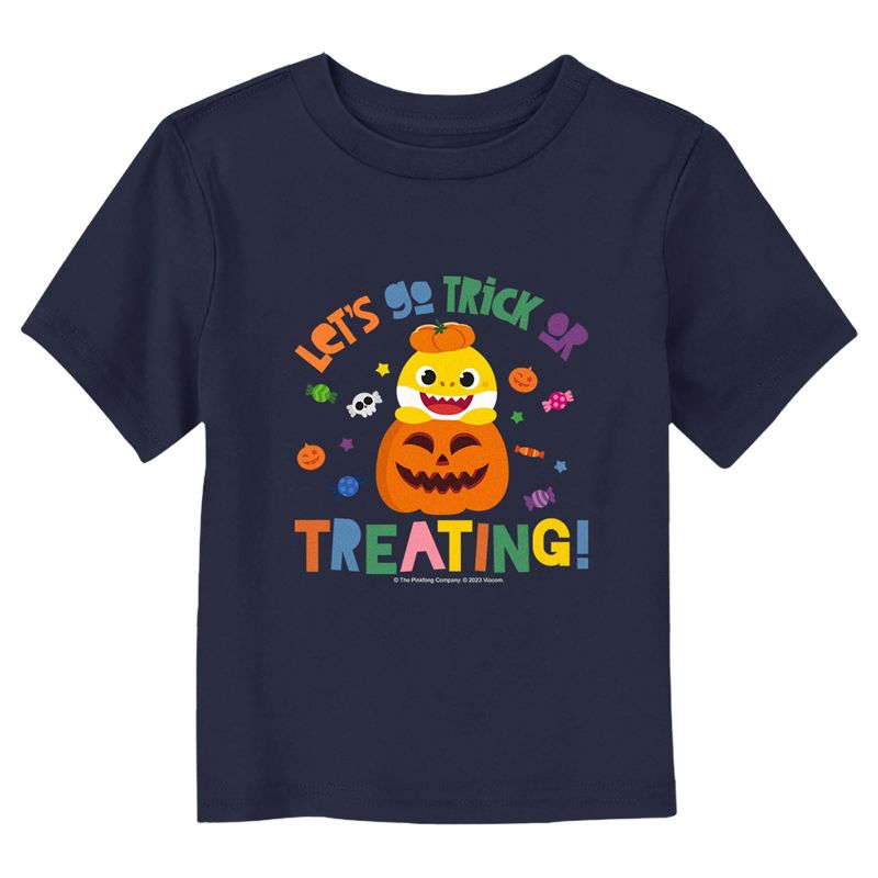 Toddler's Baby Shark Let’s Go Trick or Treating T-Shirt, 1 of 4