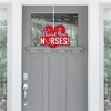 Big Dot of Happiness Thank You Nurses - Hanging Porch Nurse Appreciation Week Outdoor Decorations - Front Door Decor - 1 Piece Sign - 2 of 4